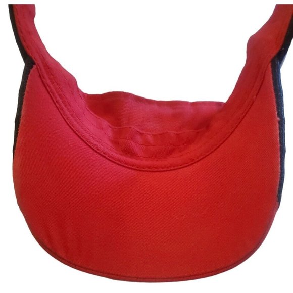 NASCAR Dale Earnhardt Jr # 8 Hat Red/Black Tiger Stripe Visor Cap - Picture 5 of 8